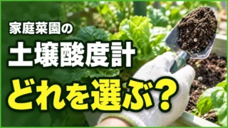 家庭菜園の土壌酸度計、どれを選ぶ？