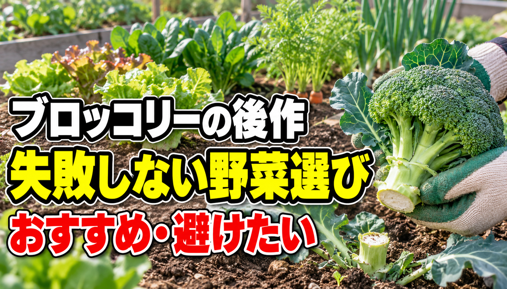 ブロッコリーの後作におすすめ野菜と避けたい野菜｜初心者でも失敗しない選び方